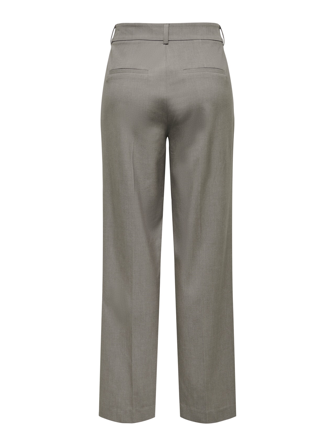 ONLY Pantalones Corte straight tapered Cintura alta -Brushed Nickel - 15298617
