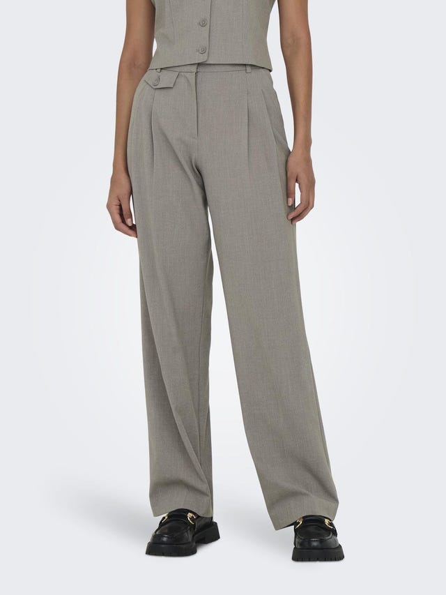 ONLY Classic trousers with high waist - 15298617