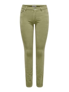 ONLY Skinny Fit Medelhög midja Byxor -Mermaid - 15298649