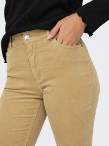 ONLY Pantalones Corte skinny Cintura media -Tannin - 15298649