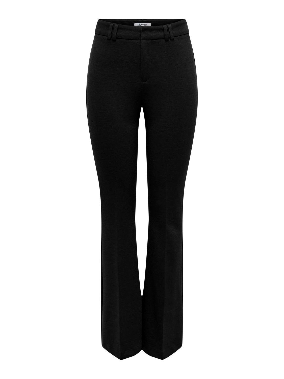 ONLY Trousers with flared fit -Black - 15298660