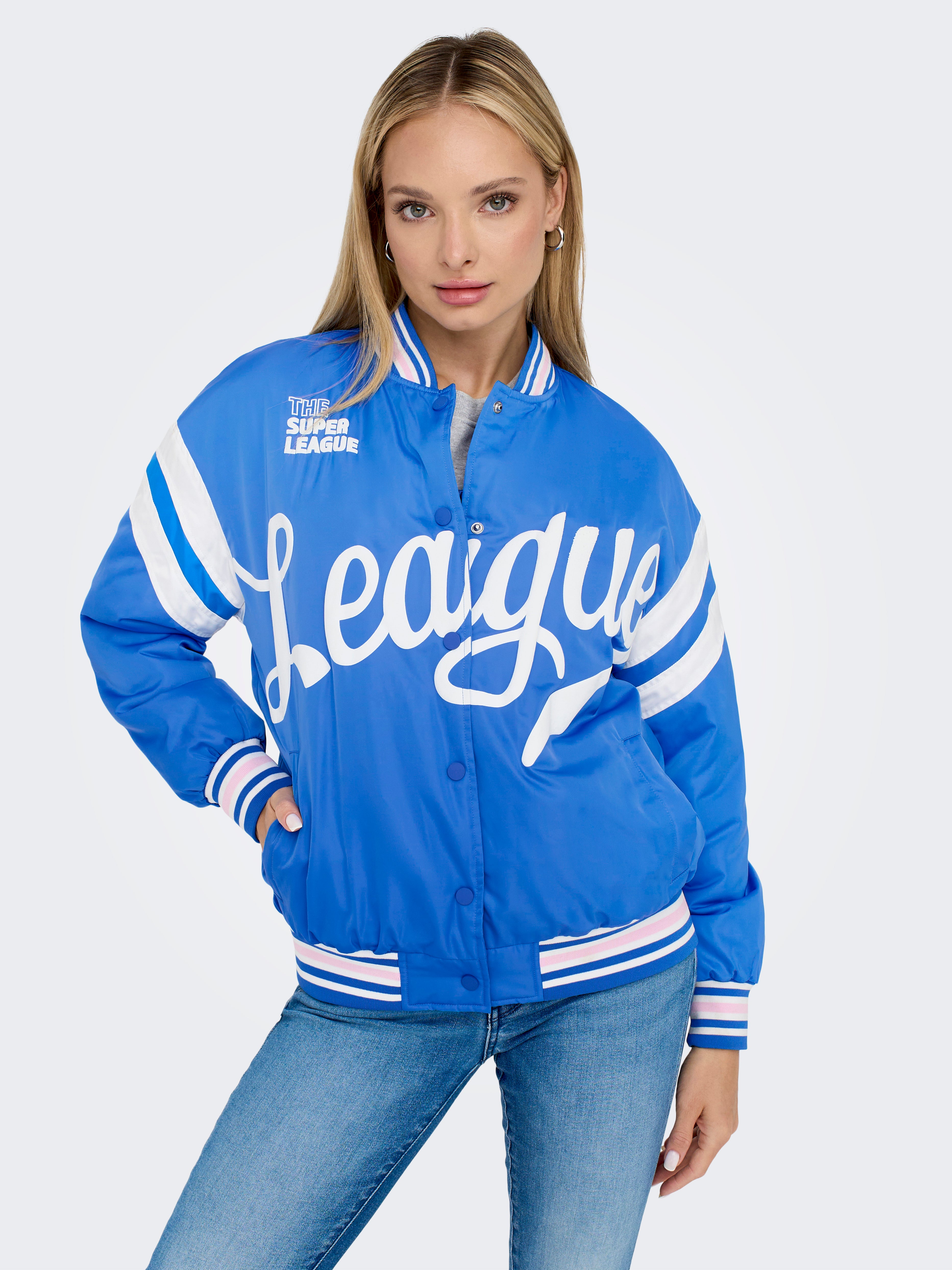 Baseball bomber sales jacket womens