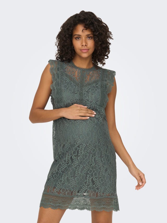 ONLY Mama short sleeve Lace dress - 15298684