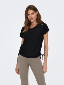 ONLY Loose fit V-Hals T-shirts -Black - 15298795