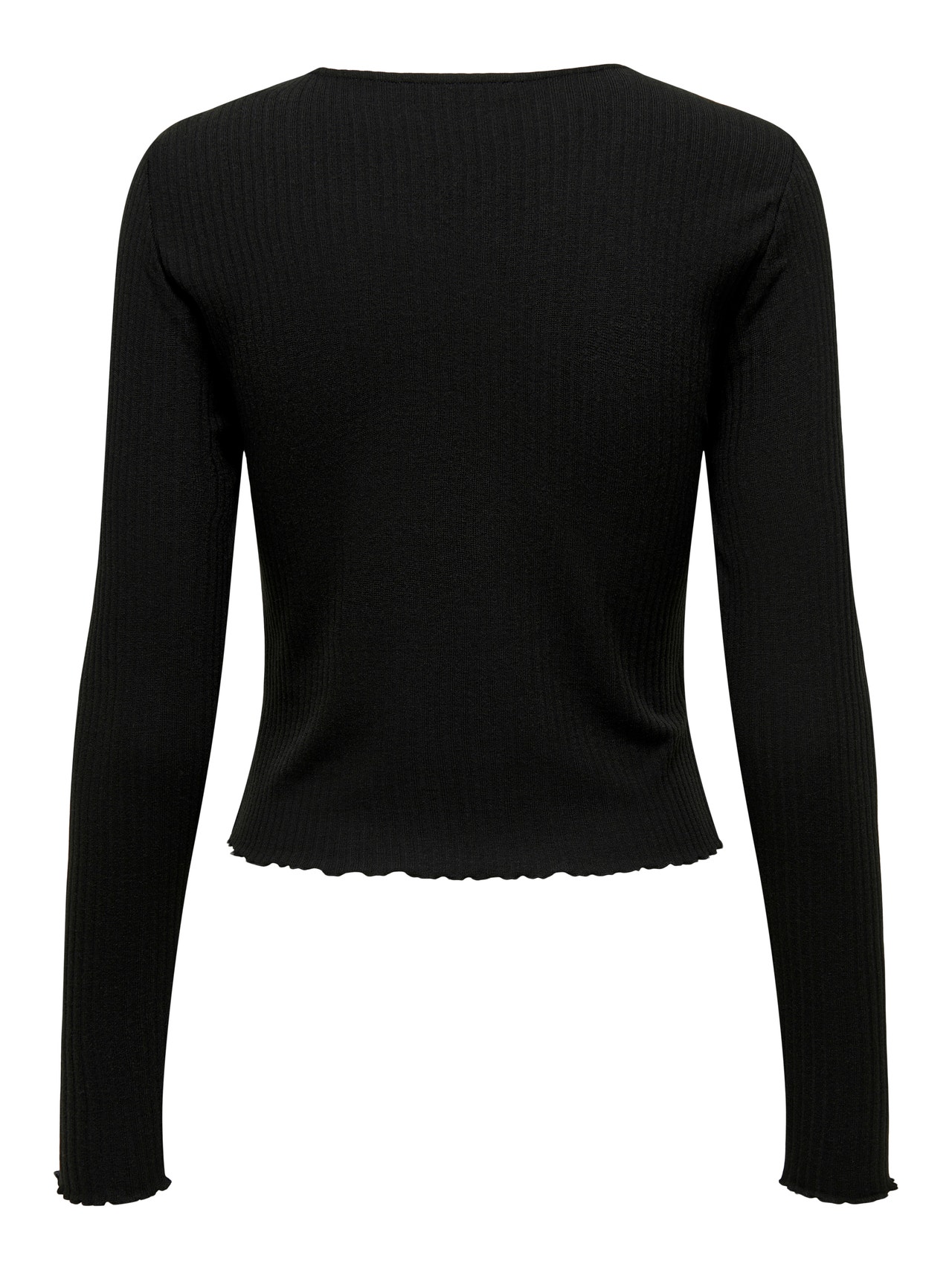 ONLY Tops Slim Fit Col rond -Black - 15298796