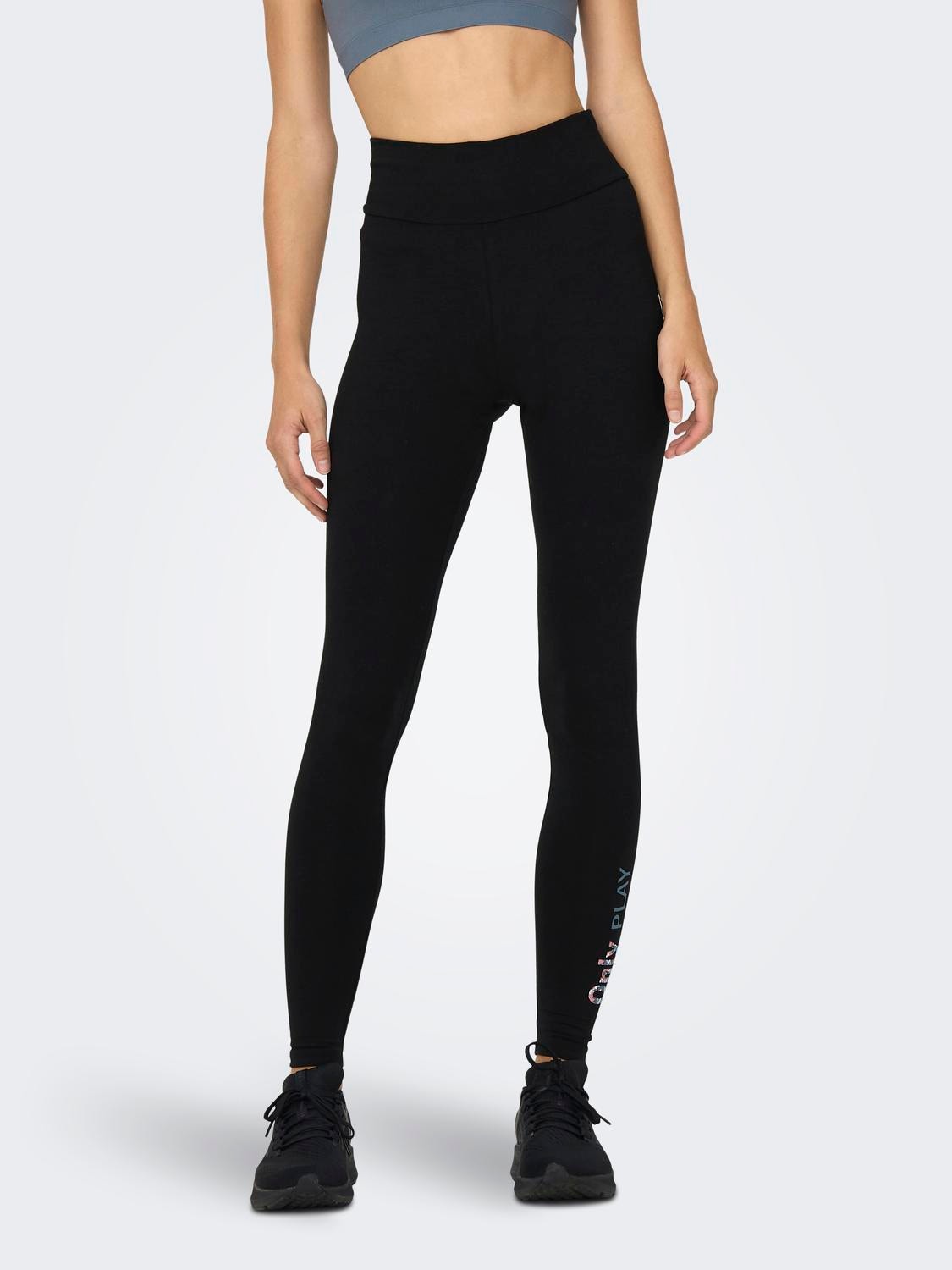 ONLY Slim Fit Hohe Taille Leggings -Black - 15298806