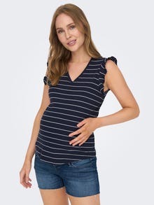 ONLY Mama flæse top -Night Sky - 15298823