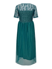ONLY Mama Mesh Midi dress -Sagebrush Green - 15298880