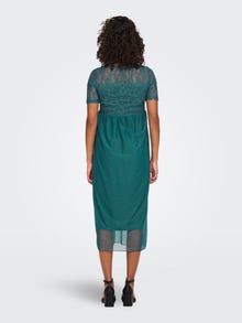 ONLY Mama Mesh Midi dress -Sagebrush Green - 15298880