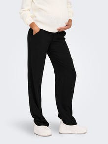 ONLY Regular Fit High waist Trousers -Black - 15298890