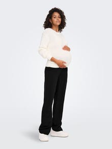 ONLY Mama klassiske bukser -Black - 15298890