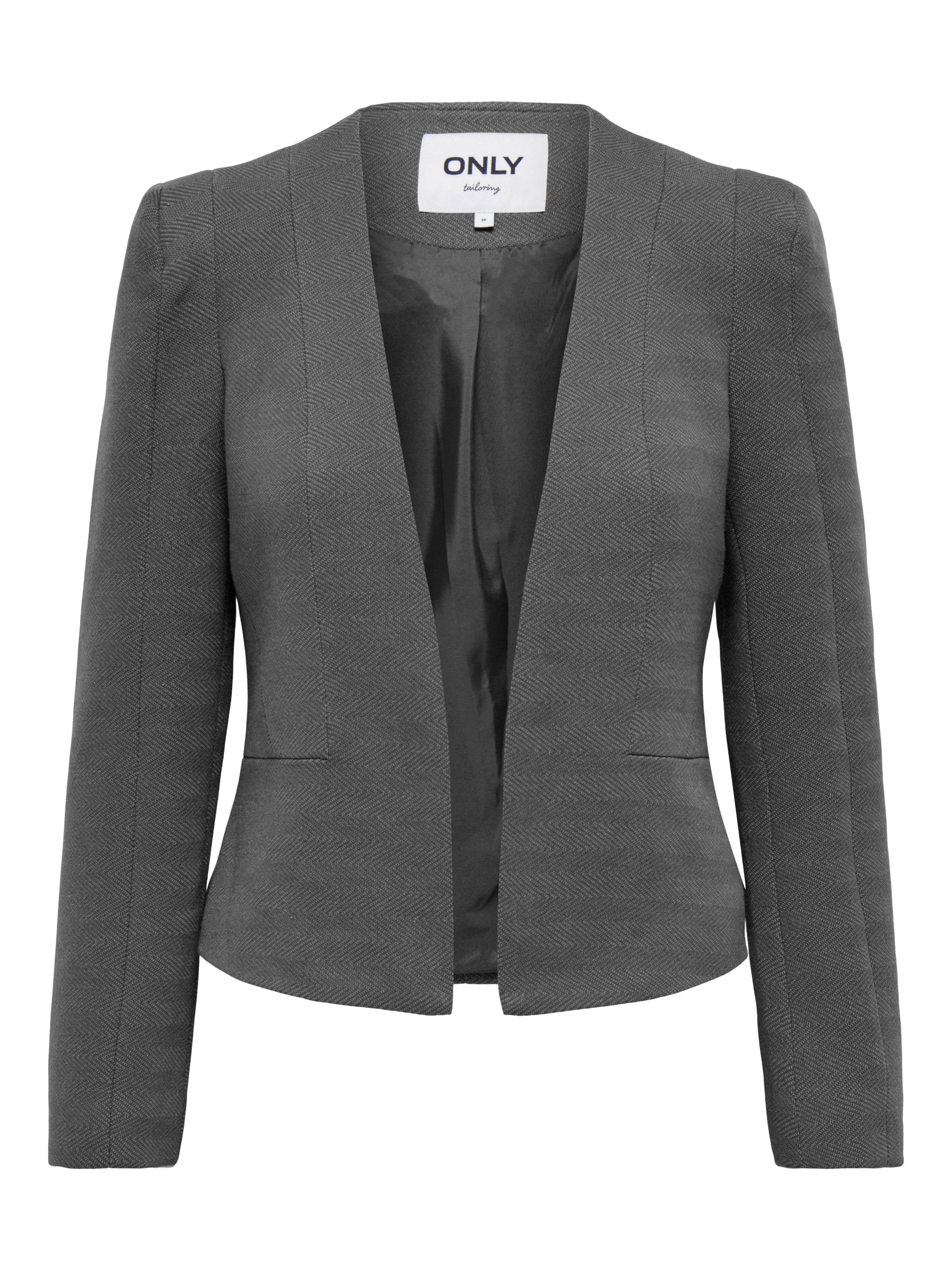 Short shop grey blazer