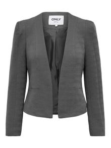 ONLY Short open blazer -Medium Grey Melange - 15298930