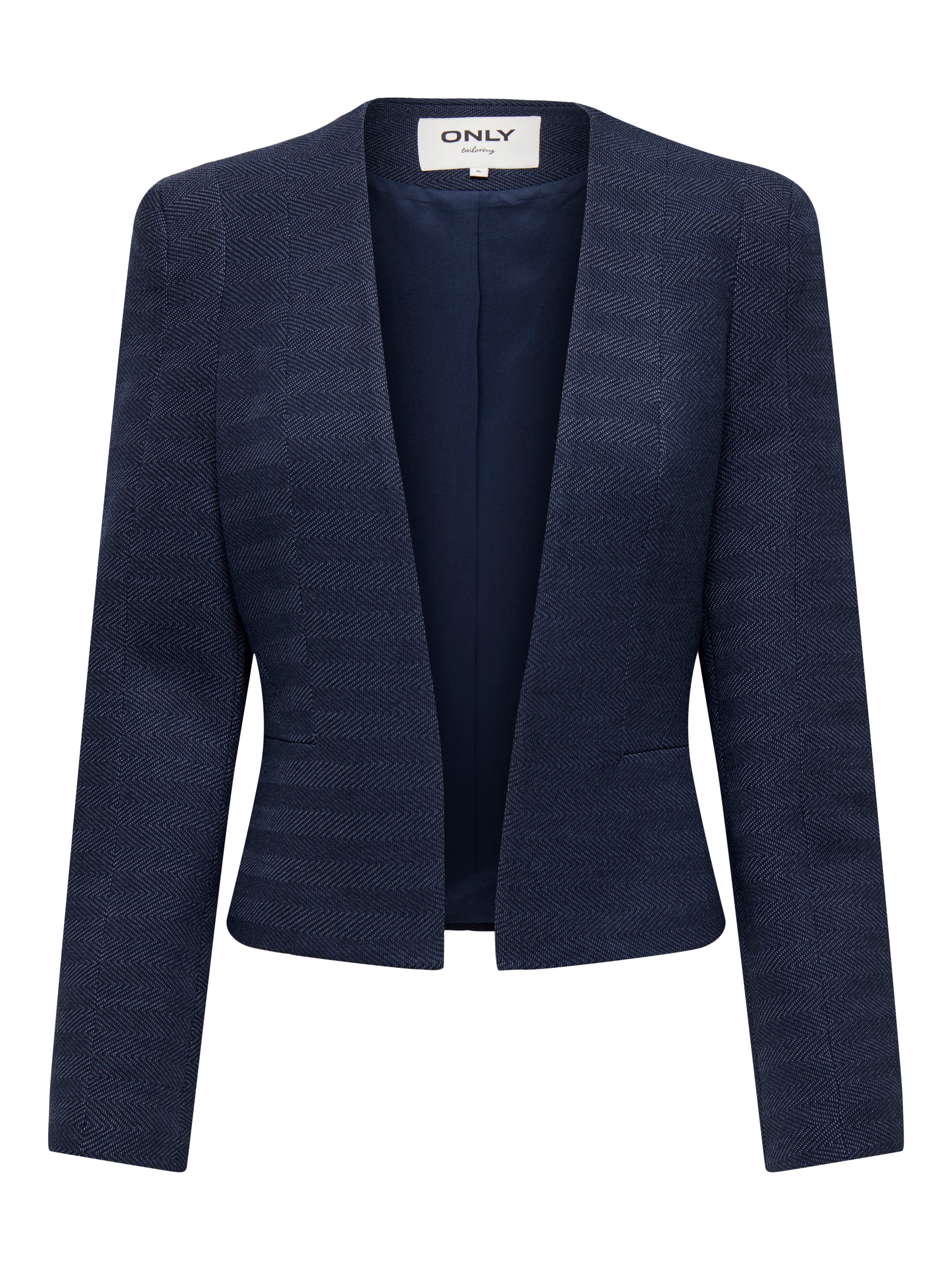 Short hot sale blue blazer