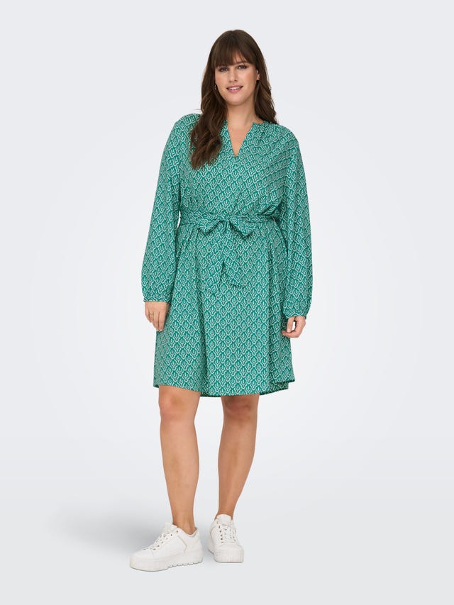 ONLY Regular Fit V-hals Kort kjole - 15298934