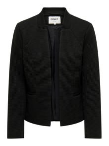 ONLY Normal geschnitten Fallendes Revers Blazer -Black - 15299119