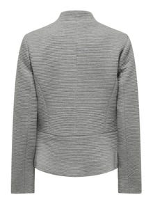 ONLY Kort klassisk blazer -Medium Grey Melange - 15299119