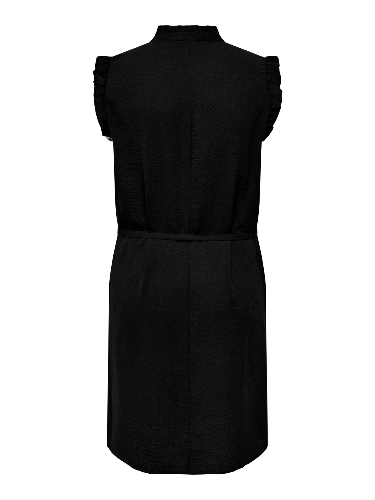 ONLY Vestido corto Corte regular Cuello en V -Black - 15299281