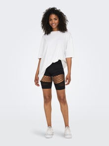 ONLY High waisted cycling shorts with cutout detail -Black - 15299395