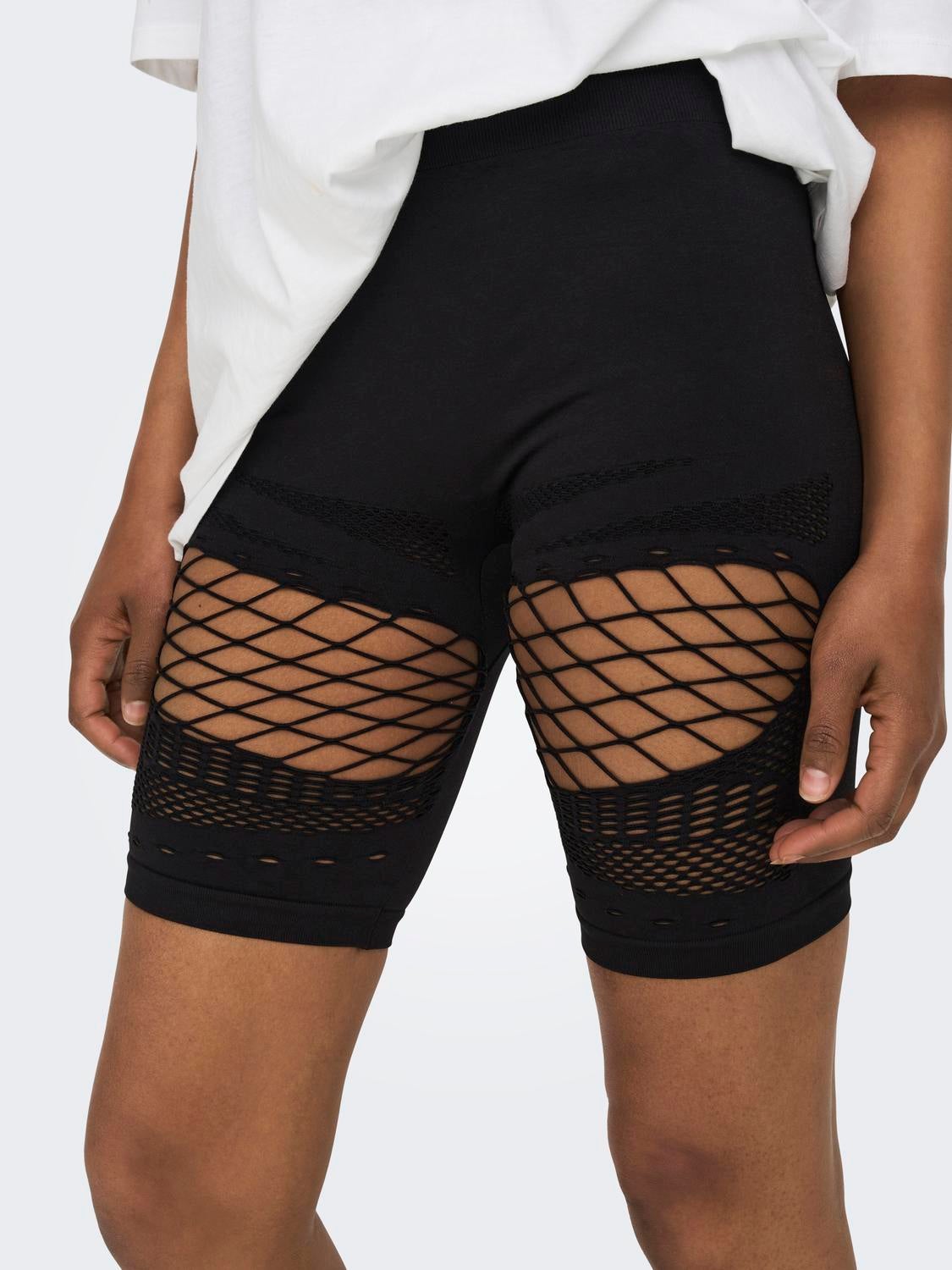 Black lace cycling discount shorts