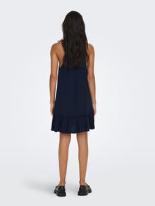 ONLY Regular Fit Halter neck Short dress -Night Sky - 15299453