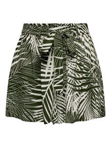 ONLY Belted printed shorts -Forest Night - 15299486