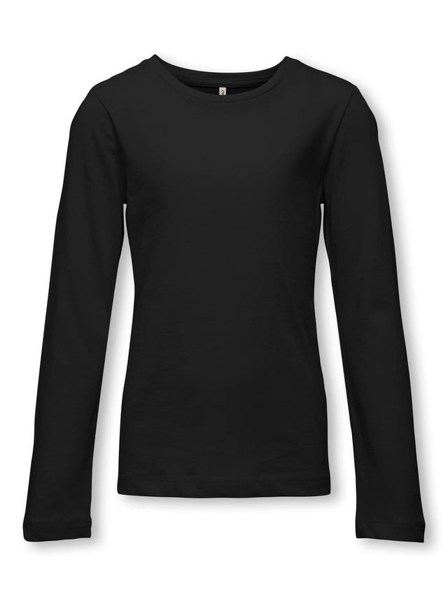 ONLY O-neck t-shirt with long sleeves - 15299770