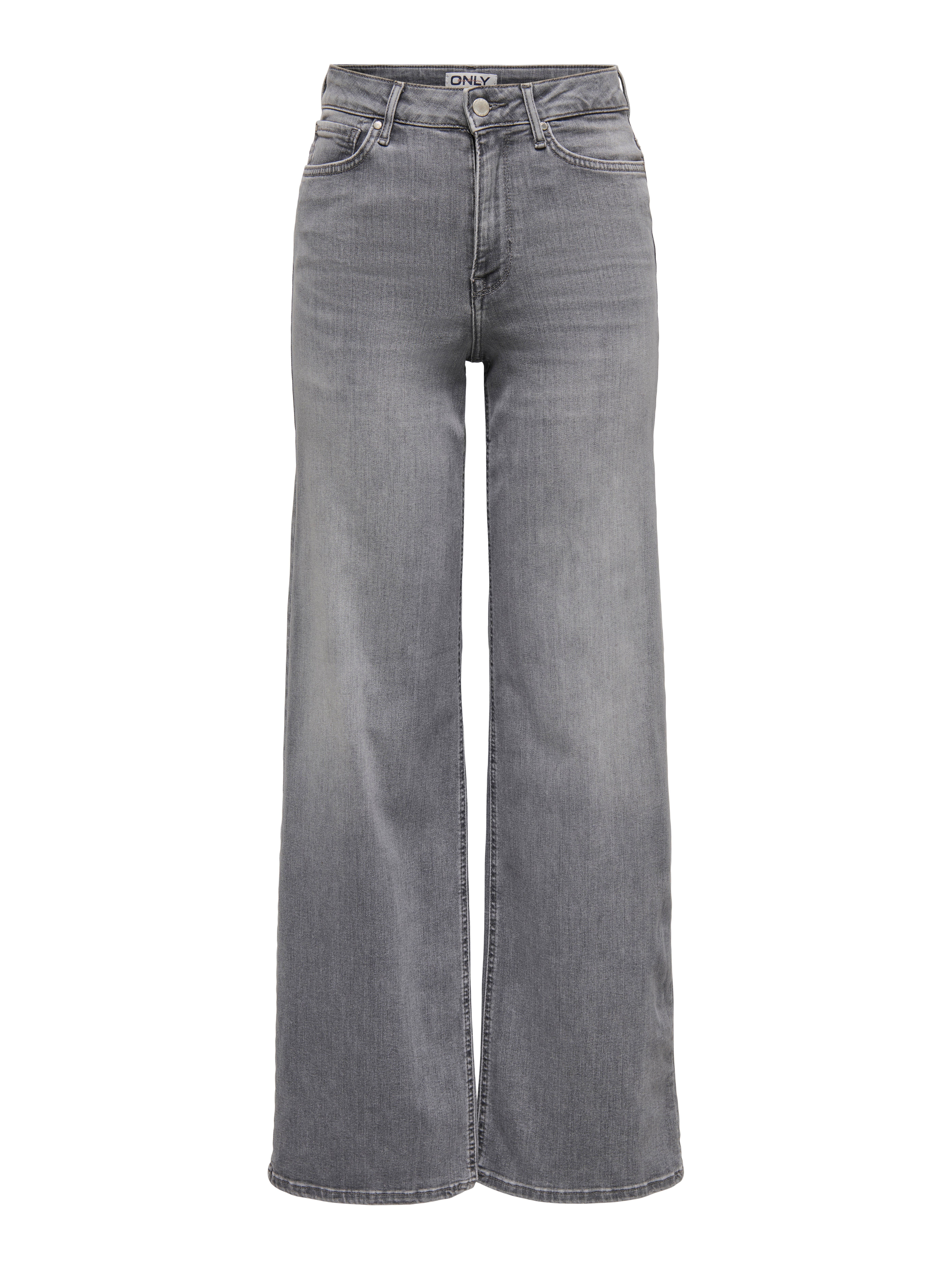 ★E.B.M★ Basic Wide Fit Pants EMO4WPT110 Beige Geo Wide Leg Pants High Rise | You & All