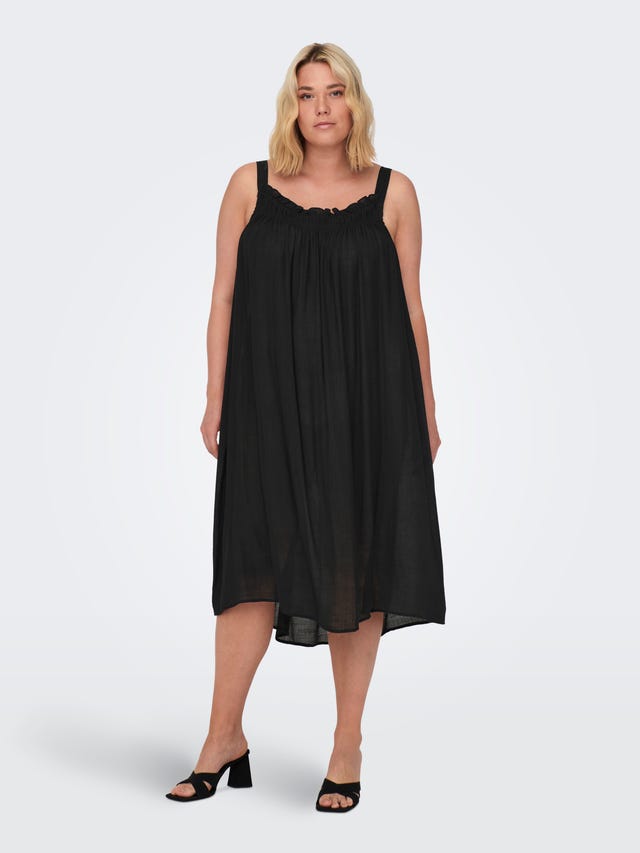 ONLY Normal geschnitten Trapezausschnitt Langes Kleid - 15299806