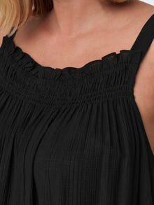 ONLY Normal geschnitten Trapezausschnitt Langes Kleid -Black - 15299806