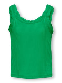 ONLY Camisetas de tirantes Corte regular Cuello redondo -Kelly Green - 15300004