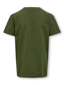 ONLY Slim Fit O-hals T-skjorte -Winter Moss - 15300012