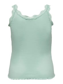 ONLY Curvy sleeveless lace top -Silt Green - 15300061