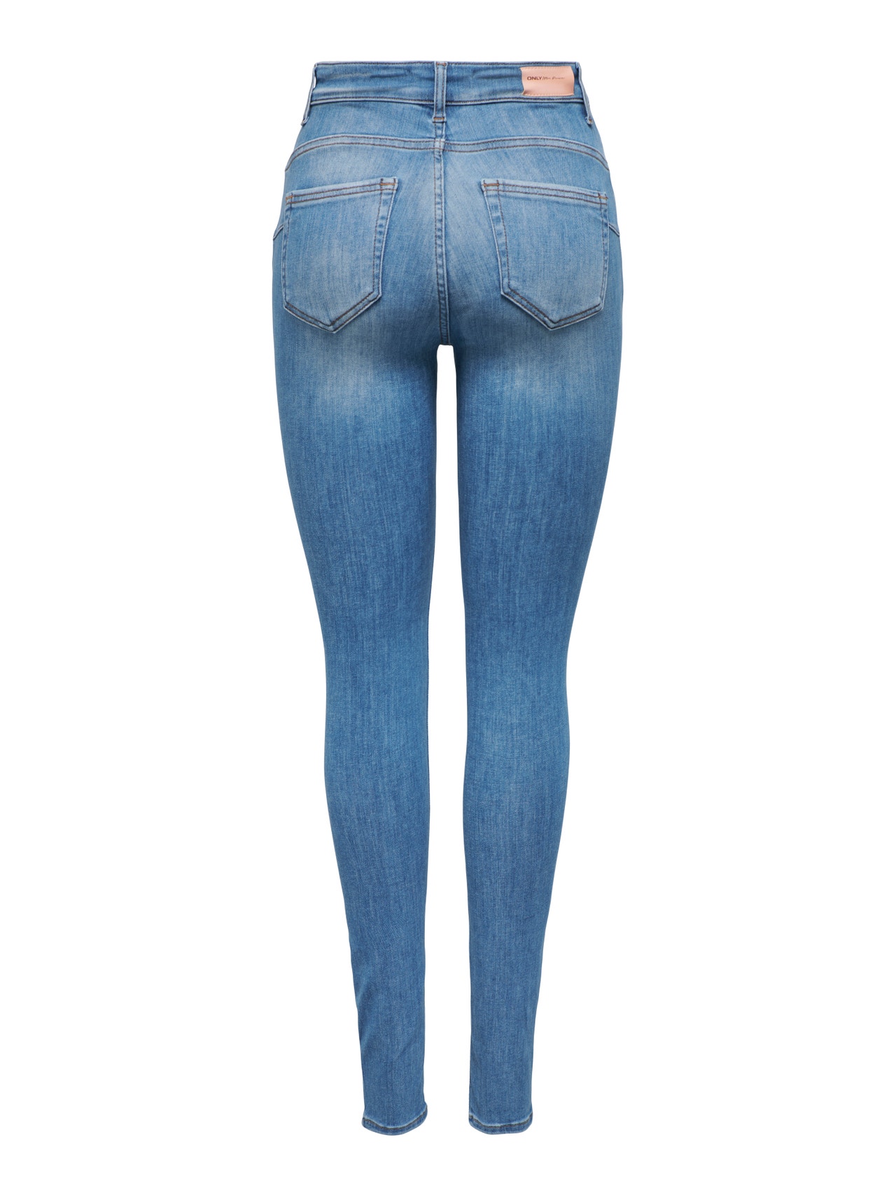 ONLY Jeans Skinny Fit Taille haute -Light Blue Denim - 15300068