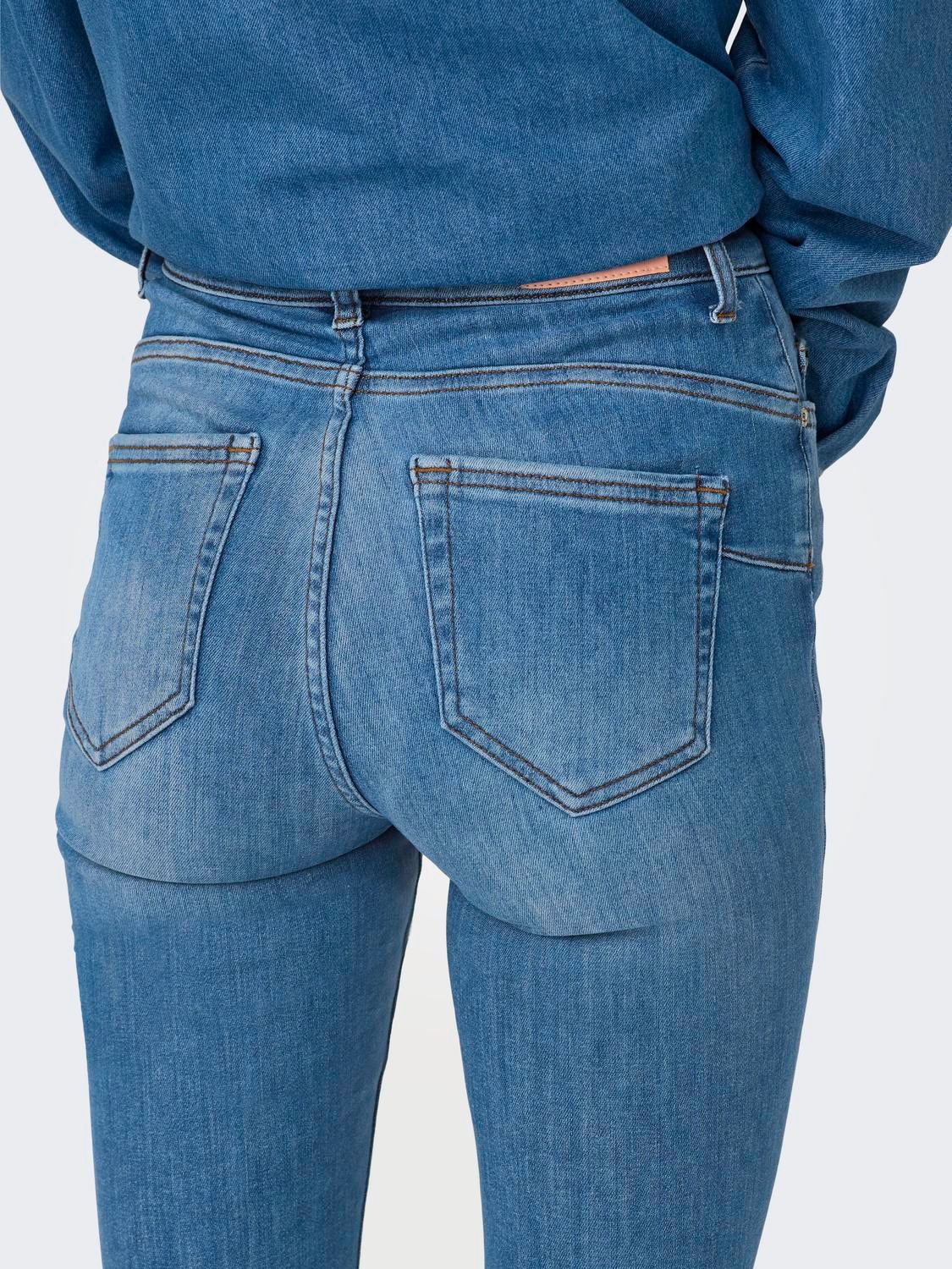 ONLY ONLBLUSH High Waist Skinny PUSH UP Jeans -Light Blue Denim - 15300068