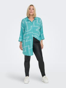 ONLY Curvy printed shirt -Baltic - 15300071