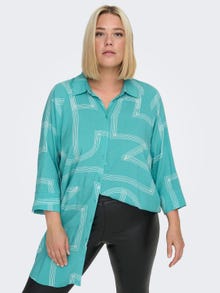 ONLY Curvy printed shirt -Baltic - 15300071