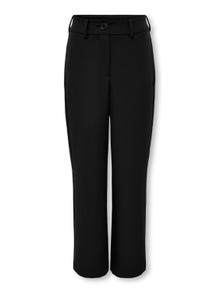 ONLY Pantalons Straight Fit Taille moyenne -Black - 15300093