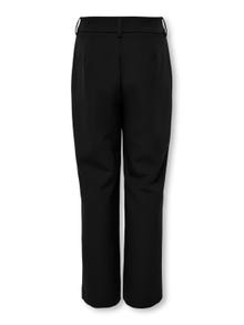 ONLY Pantalons Straight Fit Taille moyenne -Black - 15300093