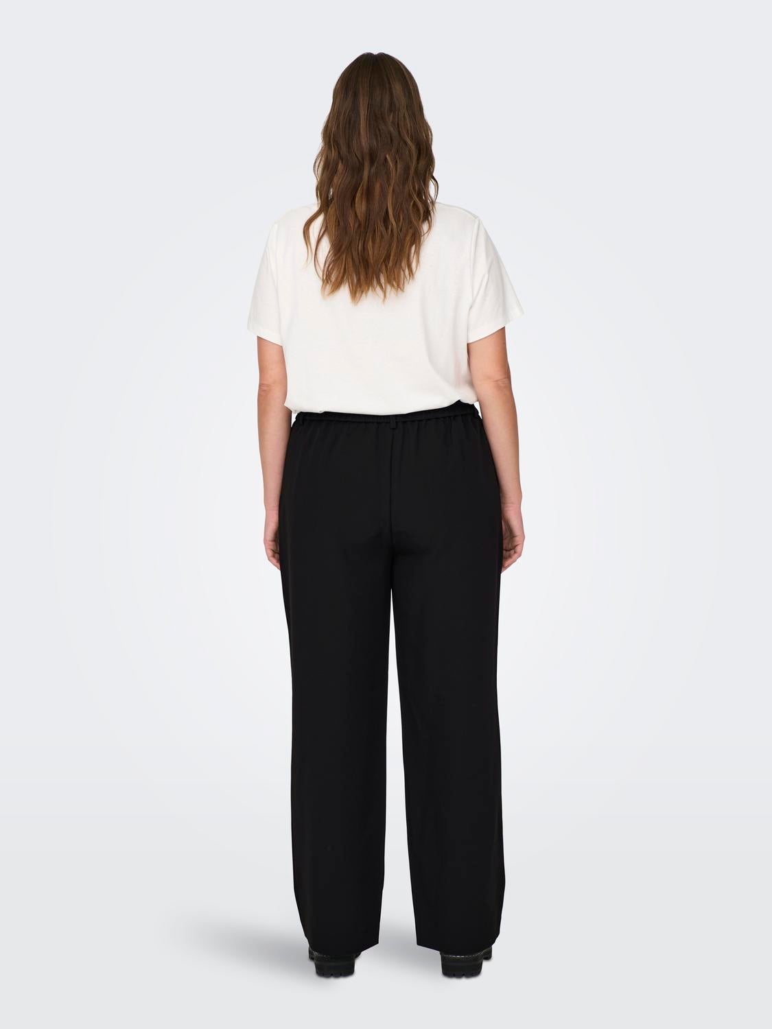 Curvy straight best sale leg pants