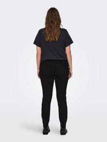 ONLY Curvy CARDAISY REG PUSH UP ANK skinny fit jeans -Black Denim - 15300125