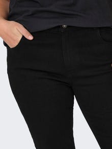 ONLY Skinny Fit Mid waist Jeans -Black Denim - 15300125