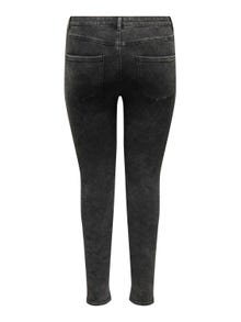 ONLY Skinny Fit Høy midje Jeans -Dark Grey Denim - 15300142