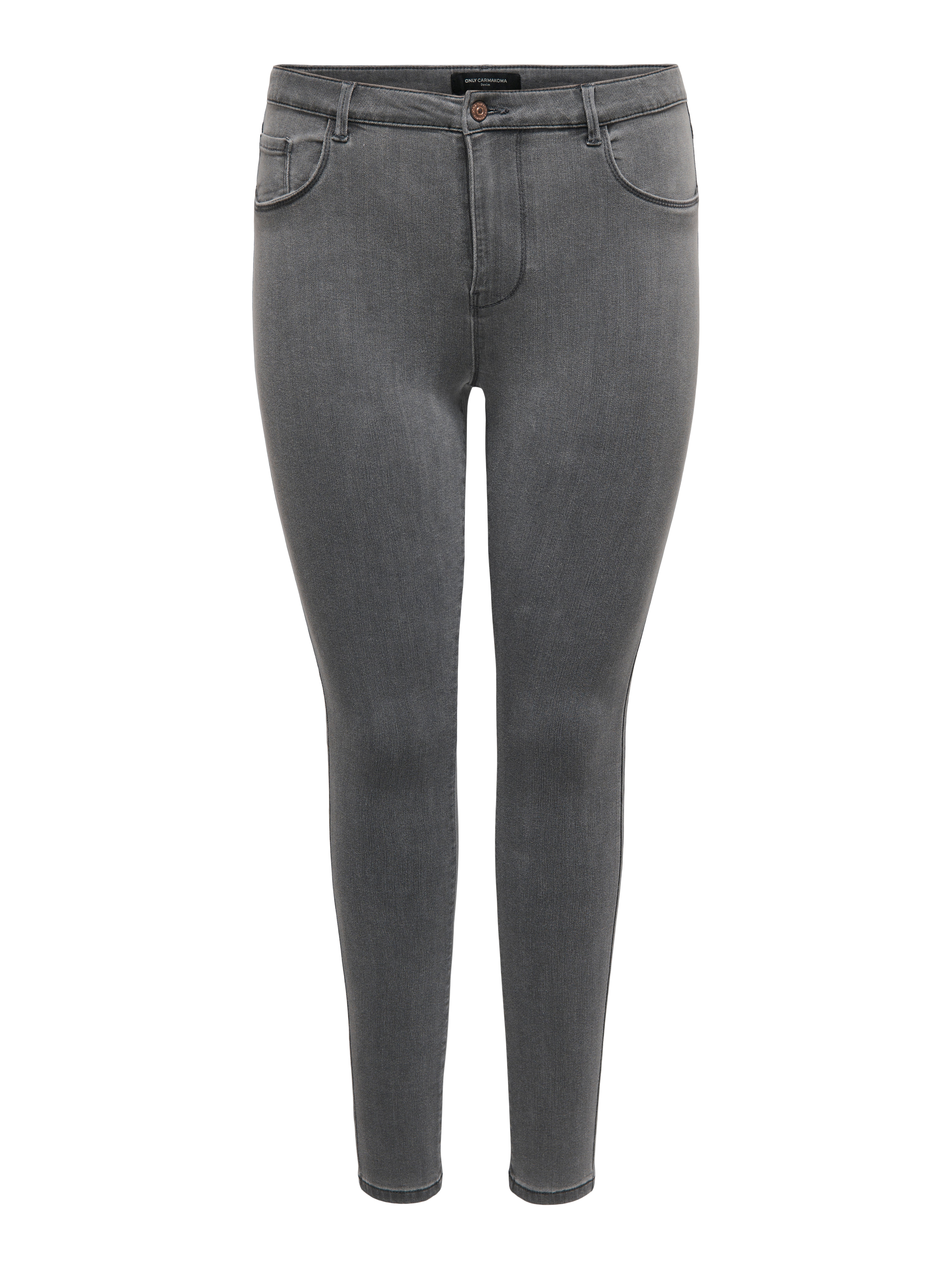 Thumbnail - Carthunder Hohe Taille Skinny Fit Jeans