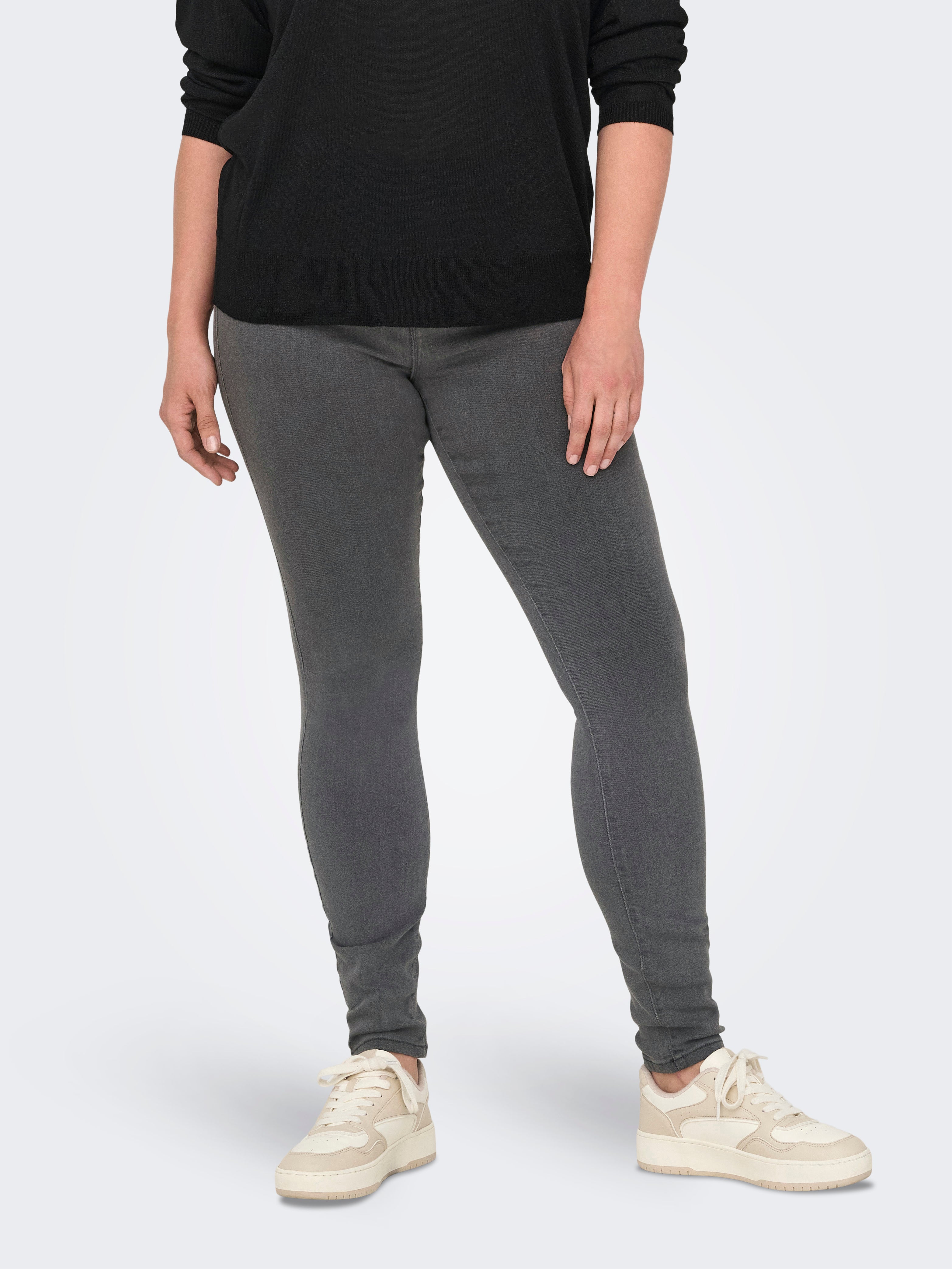 Thumbnail - Carthunder Hohe Taille Skinny Fit Jeans