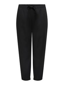ONLY Loose Fit Mid waist Track Pants -Black - 15300148