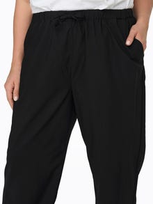 ONLY Loose Fit Mid waist Track Pants -Black - 15300148