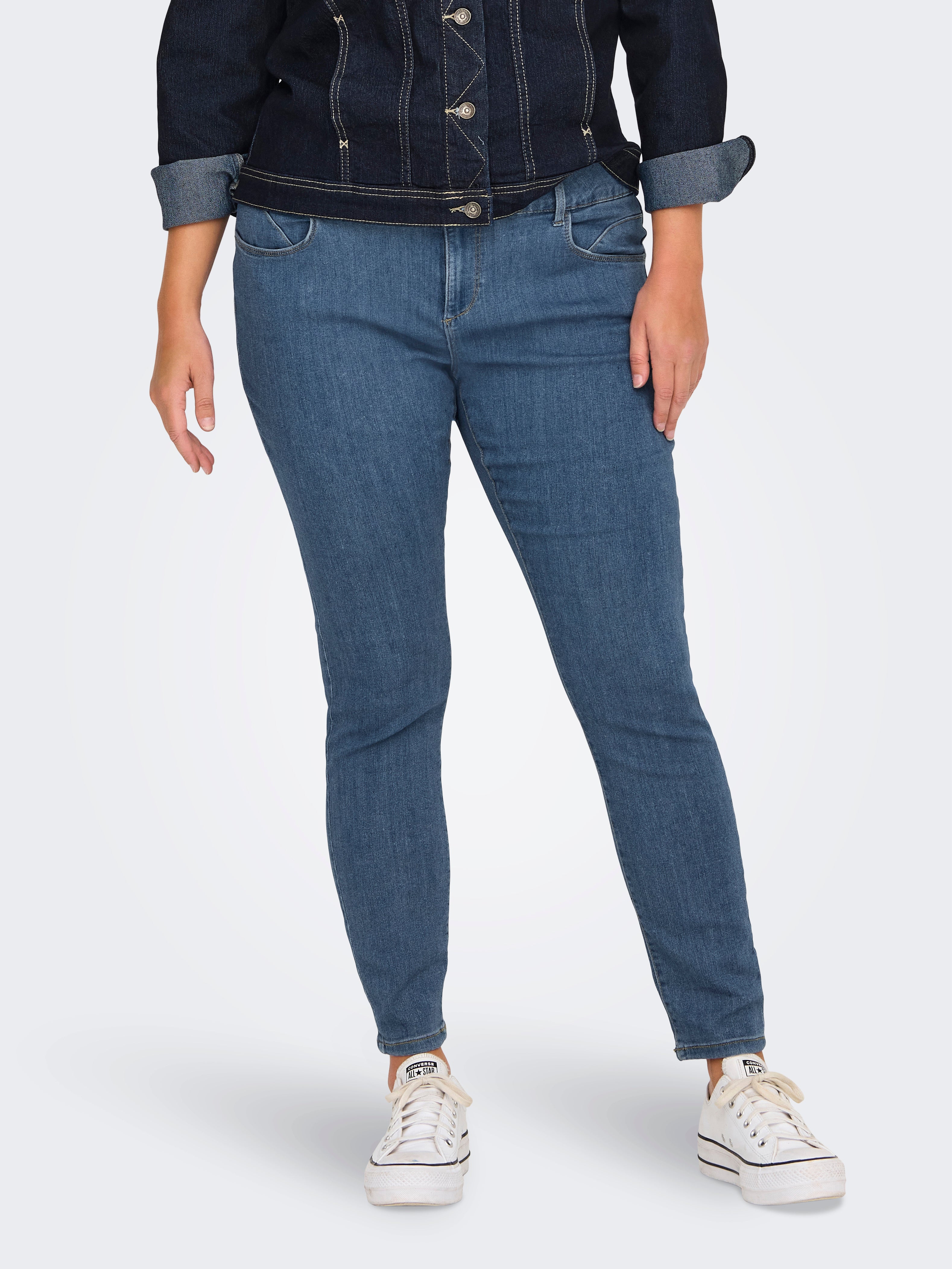 Caranna Mittlere Taille Skinny Fit Jeans