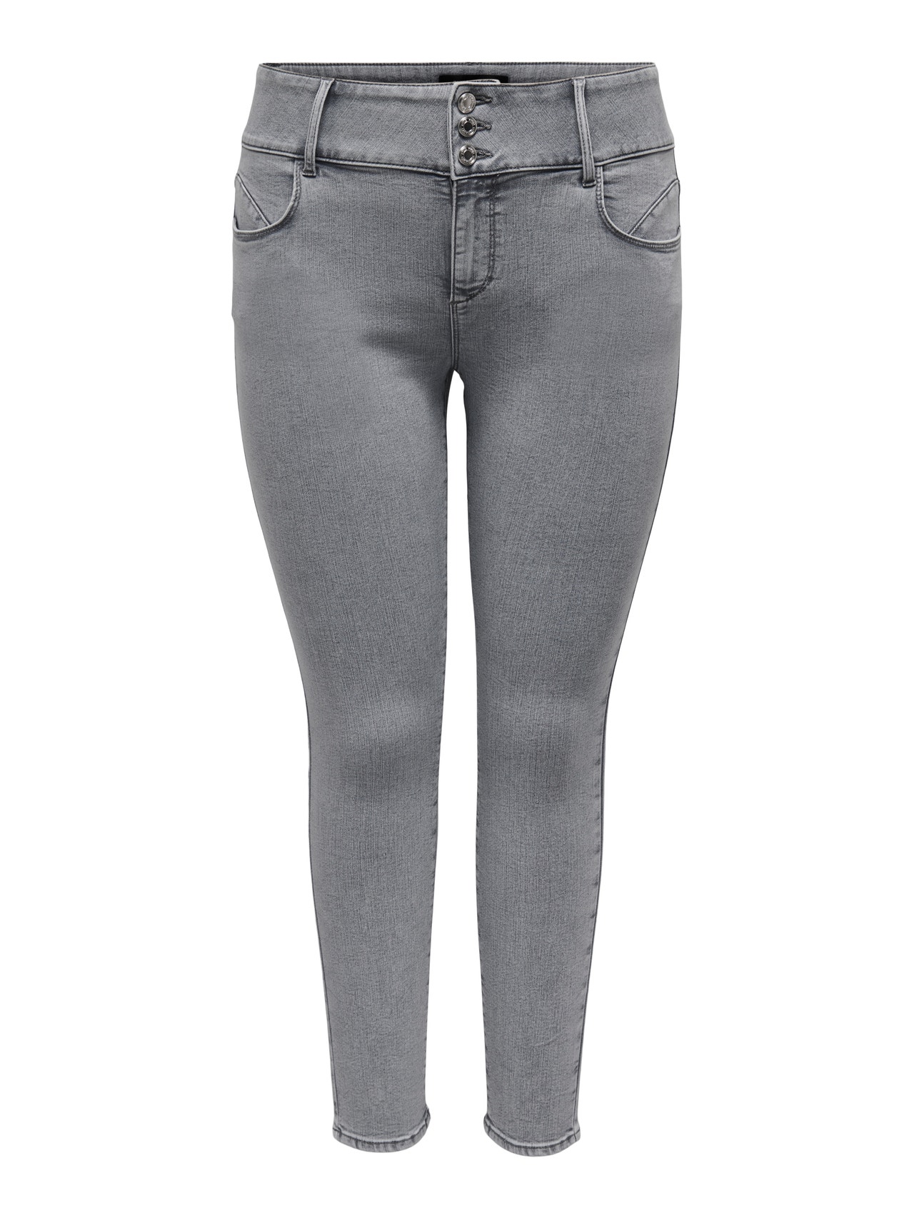 ONLY Liibuv lõige Keskmine vöökoht Teksad -Medium Grey Denim - 15300157