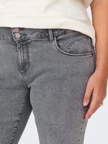 ONLY Liibuv lõige Keskmine vöökoht Teksad -Medium Grey Denim - 15300157